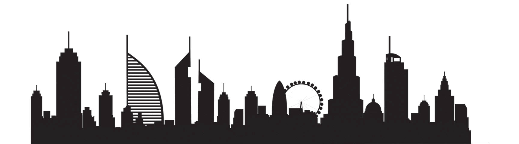 Modern city skyline illustration on PAIRC homepage